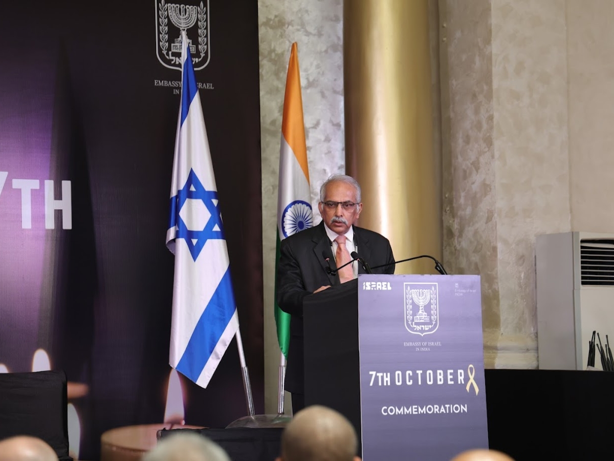Israel Embassy In India Commemorates Second Anniversary Of Oct 7 Terror Attacks