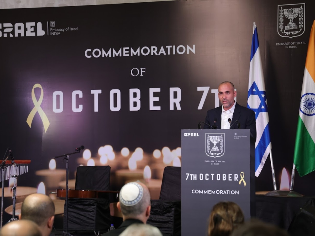 Israel Embassy In India Commemorates Second Anniversary Of Oct 7 Terror Attacks