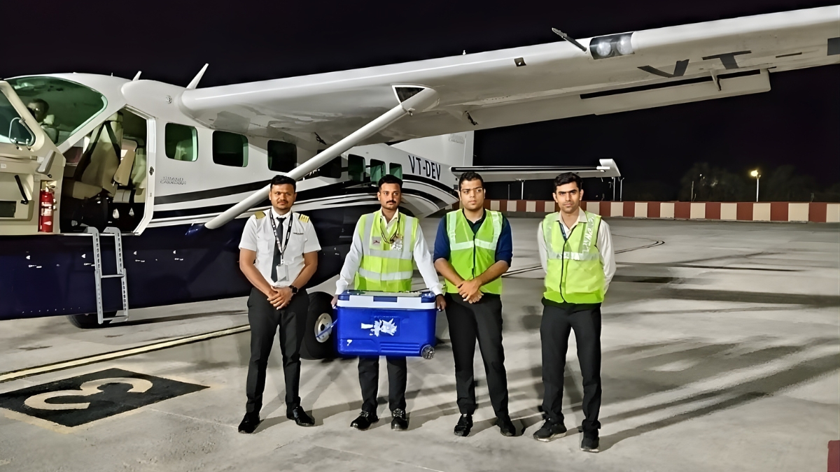 Gujarat’s Airline Ventura Airconnect Becomes a Divine Messenger (DEV-DOOT) through Organ Transfer Service