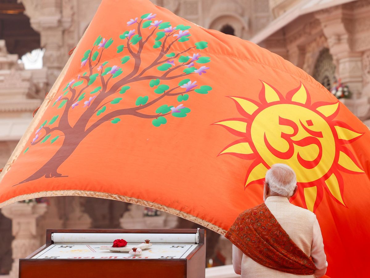 Saffron Flag Represents Strength, Purity & Respect