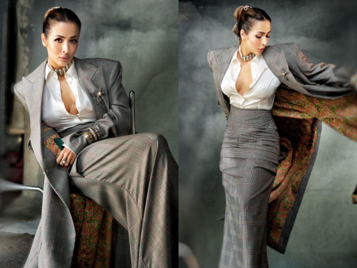 Malaika Arora in Long Tailed Coat