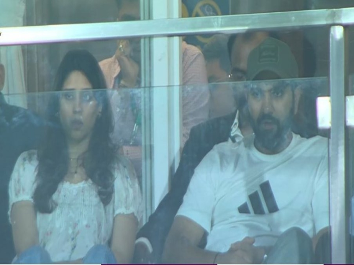 Rohit Sharma Cheers From the Stands as India Chase World Cup Glory in Navi Mumbai