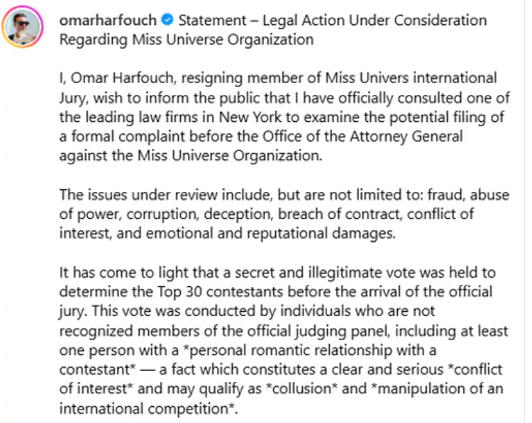 Miss Universe 2025 Controversy Explained: Walk-Outs, Israel vs Palestine, Trolling Over Dark Colour and Weight, Here’s What All Happened