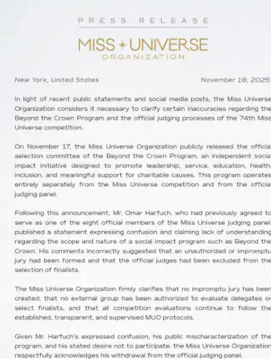 Miss Universe 2025 Controversy Explained: Walk-Outs, Israel vs Palestine, Trolling Over Dark Colour and Weight, Here’s What All Happened