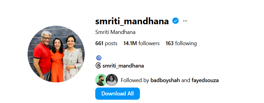 ‘Nazar Is Real’: Shocking Twist In Palash Muchhal-Smriti Mandhana Saga As Both Add Evil Eye Emoticon To Instagram Bio, Singer’s Mother Says ‘Shaadi Bohot Jaldi Hogi’