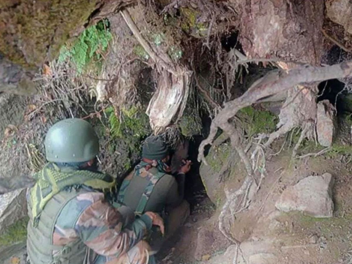 Jammu & Kashmir: Security Forces Bust Two Old Terrorist Hideouts In Kulgam Forests