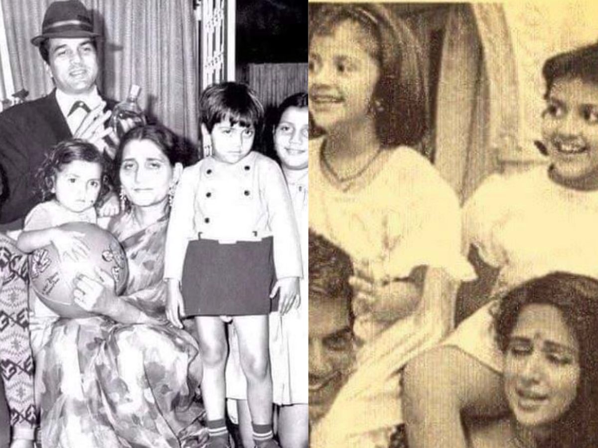 Dharmendra with his families