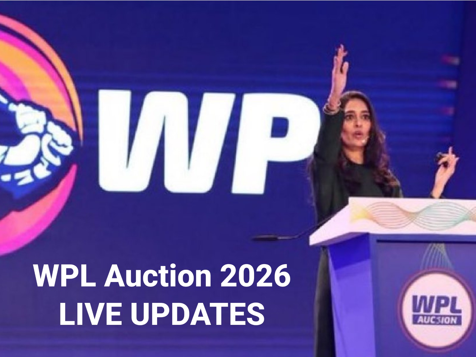 WPL Auction 2026 LIVE (Image Credit: X)