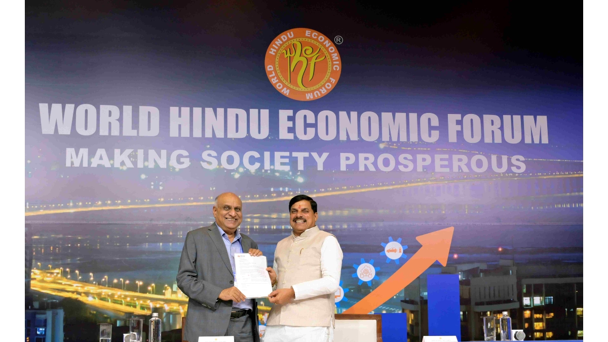 India Must Reinvest in Its Civilisational Values to Achieve Prosperity: Industrialist H M Bangur at the World Hindu Economic Forum 2025