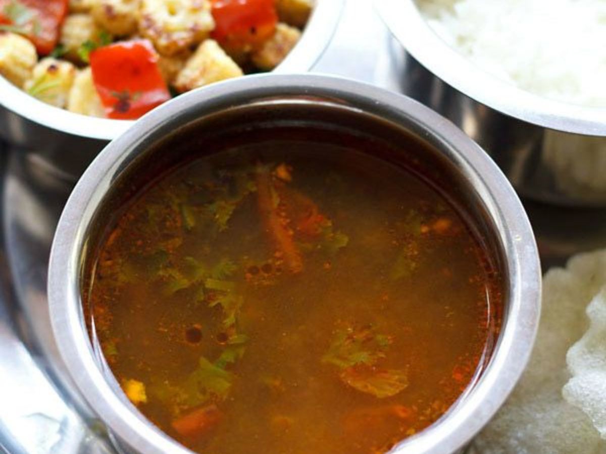 Rasam and Rice
