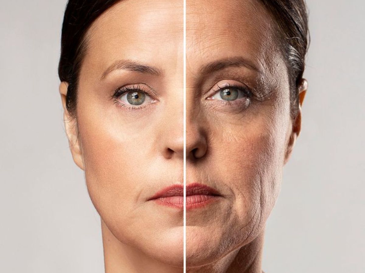 Slower Visible Aging