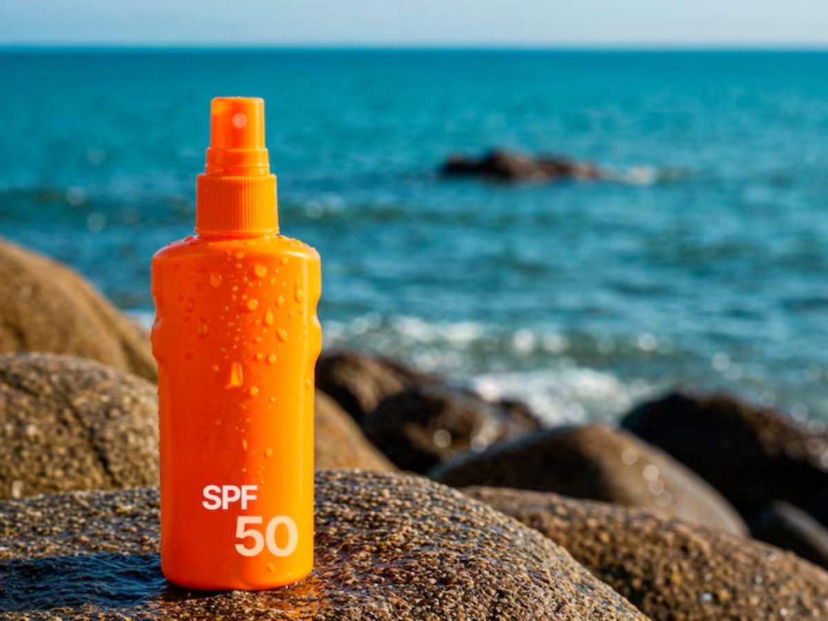 Not applying sunscreen everywhere