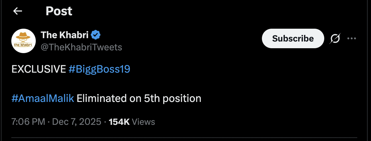 Is Amaal Mallik Evicted From Bigg Boss 19? A Look At His Rollercoaster Journey From Nepotism Debates To Emotional Outbursts