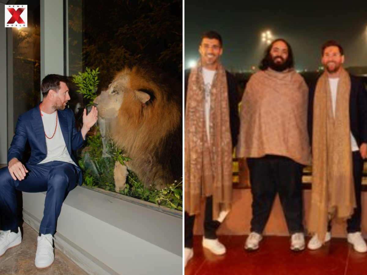 Lionel Messi in Vantara (PHOTO: X)