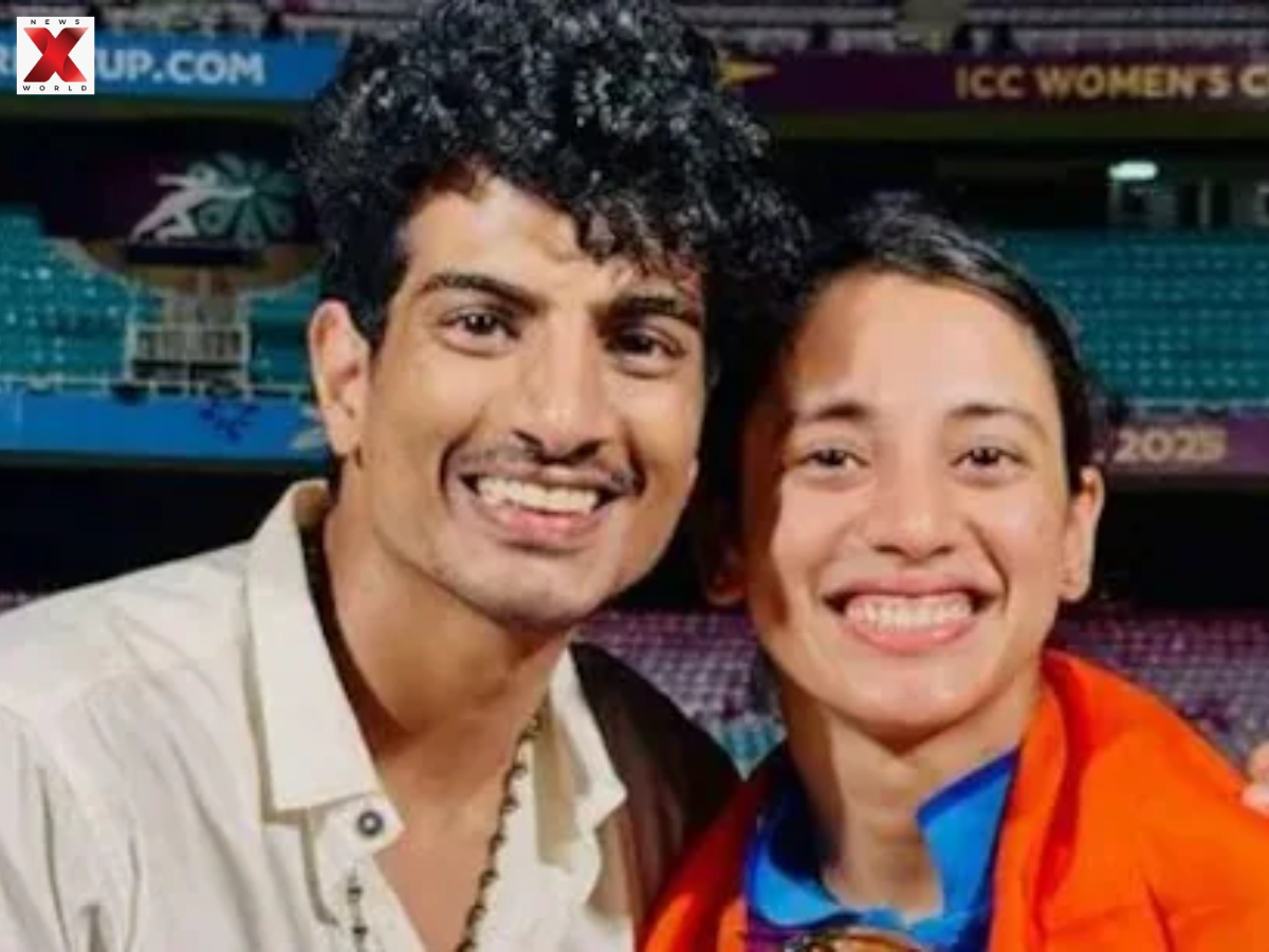 Smriti Mandhana with Palash Muchhal in happier times (PHOTO: INSTAGRAM)