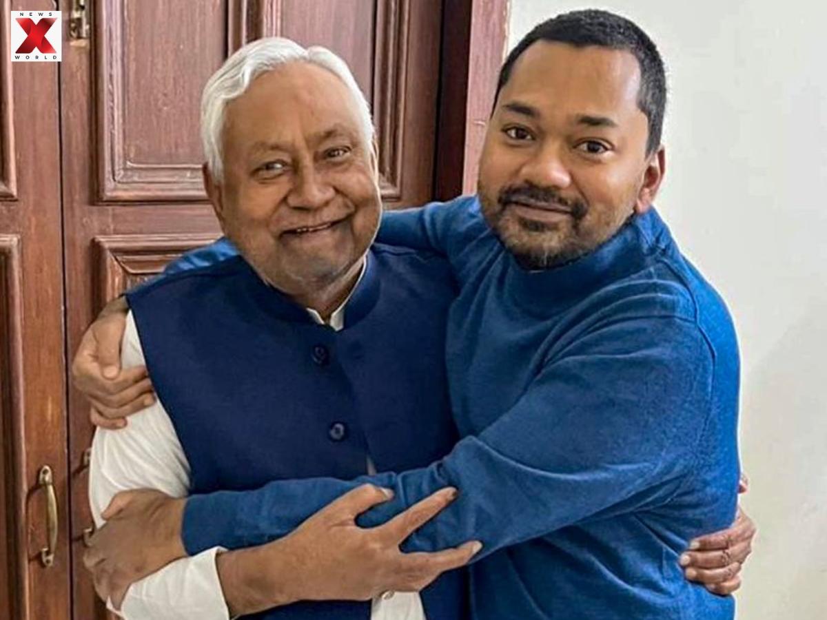 Bihar Chief Minister Nitish Kumar with his son Nishant Kumar