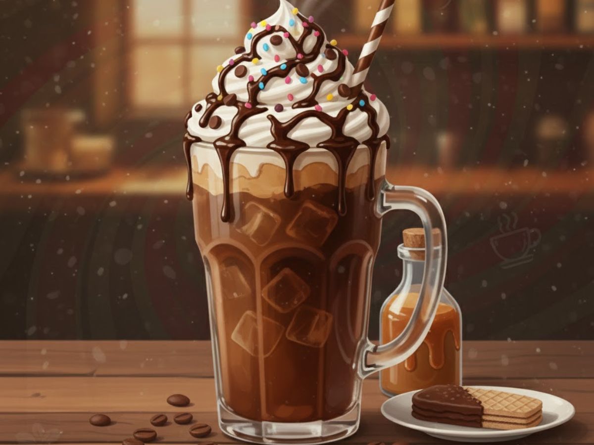 High-calorie coffee drinks