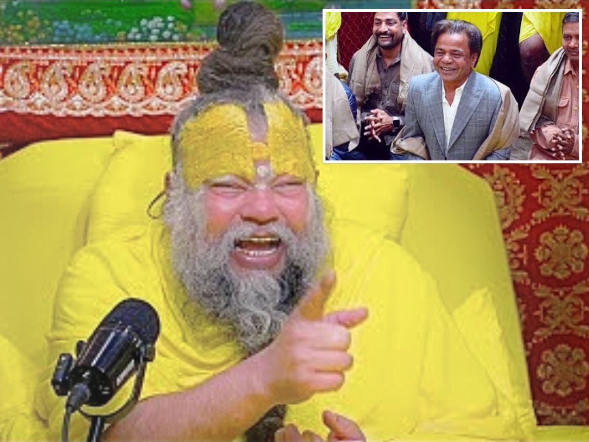 ‘Mansukha Main Hi Tha’: Indian Actor And Comedian Rajpal Yadav Leaves Premanand Ji Maharaj In Splits With His Comic Timing At Vrindavan Ashram | WATCH