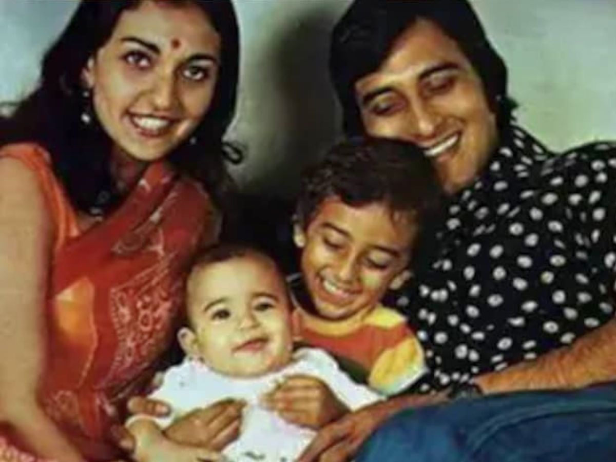 Vinod Khanna and His First Wife Geetanjali Khanna