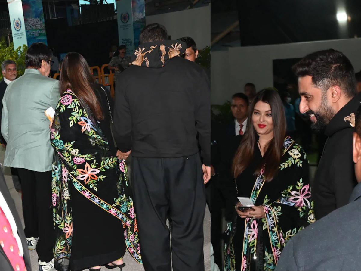 Abhishek Bachchan Seen as Caring Husband