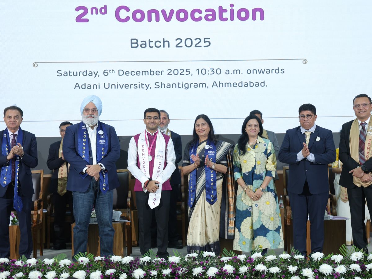 Adani University hosted its 2nd Convocation Ceremony