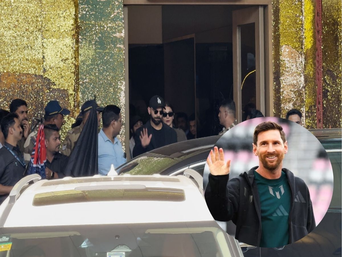 Virat Kohli and Anushka Sharma at Mumbai Airport