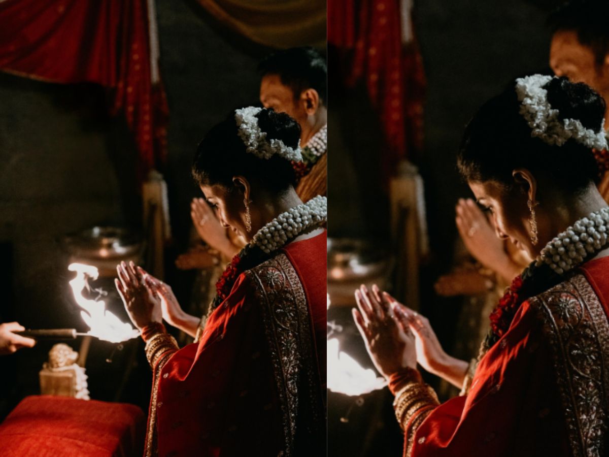 Samantha Prabhu in Traditional Red Saree