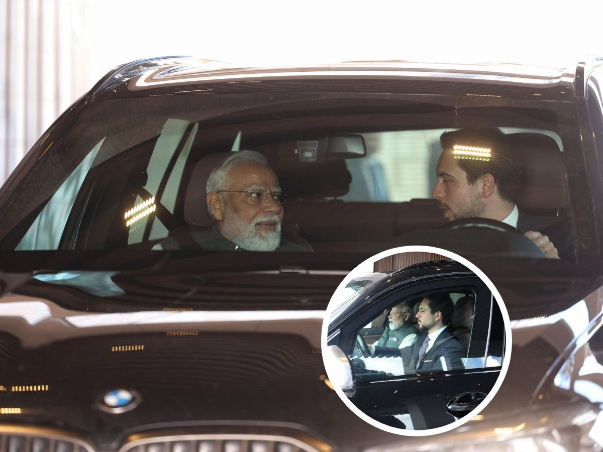 Crown Prince of Jordan Personally Drives PM Modi to Jordan Museum, Highlighting Diplomatic Ties and Cultural Exchange