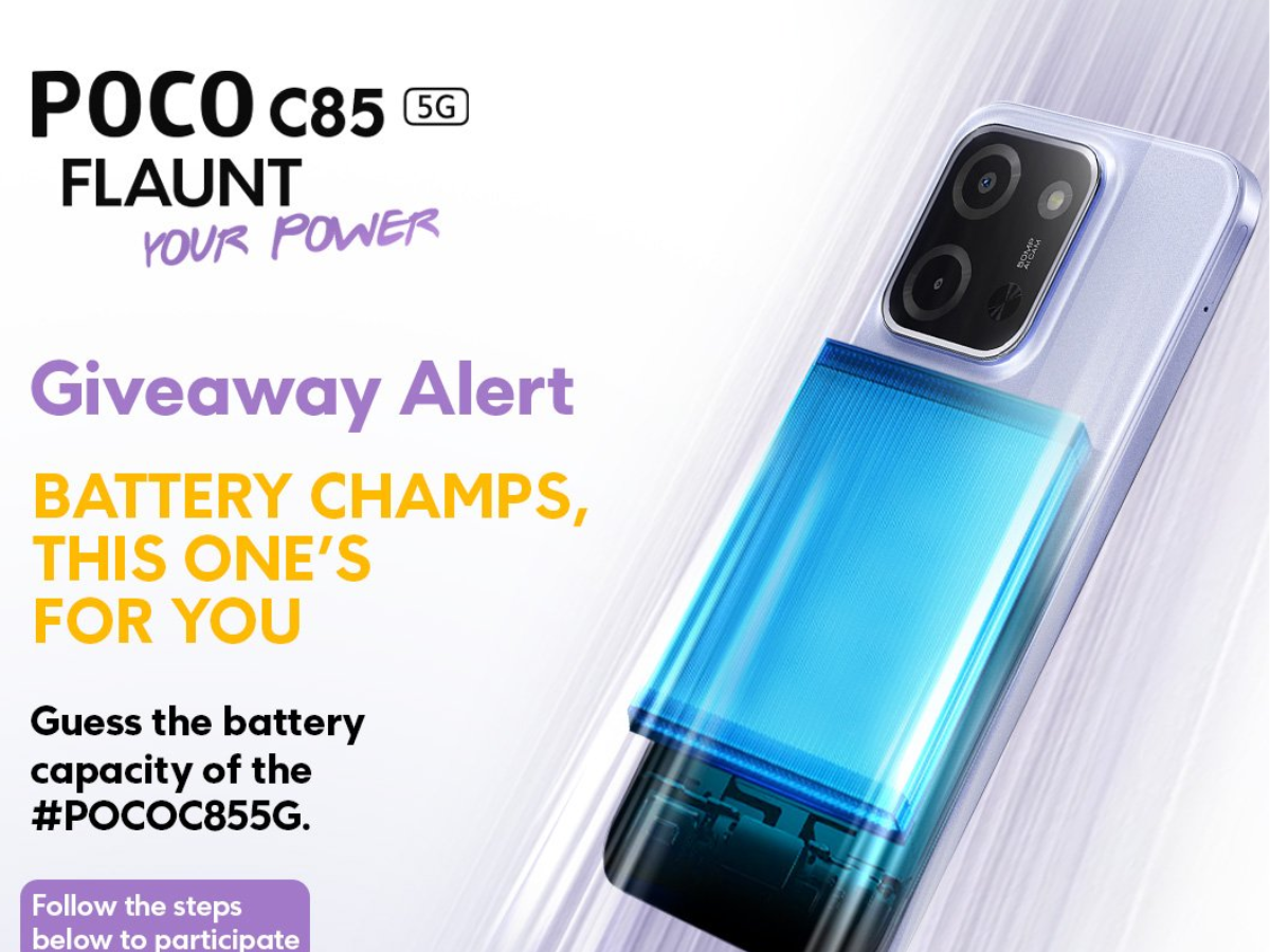 5G Beast! Poco C85 Finally Debuts In India For ₹11,999 With Big Battery, Reverse Charging & Premium Features, Shakes Up Budget Segment