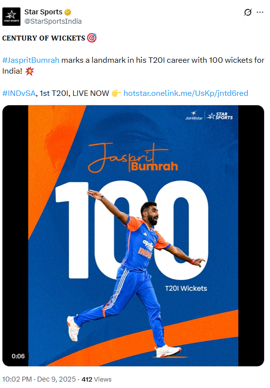 jasprit-bumrah-scripts-history-becomes-only-indian-bowler-with-100-wickets-in-all-three-formats Jasprit Bumrah Scripts History, Becomes Only Indian Bowler With 100 Wickets in All Three Formats