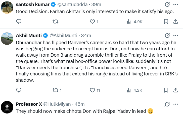 Has Ranveer Singh Walked Out Of Don 3 Post Dhurandhar’s Massive Success? Actor Has Now Given Dates To This Movie Instead Of Farhan Akhtar’s Directorial