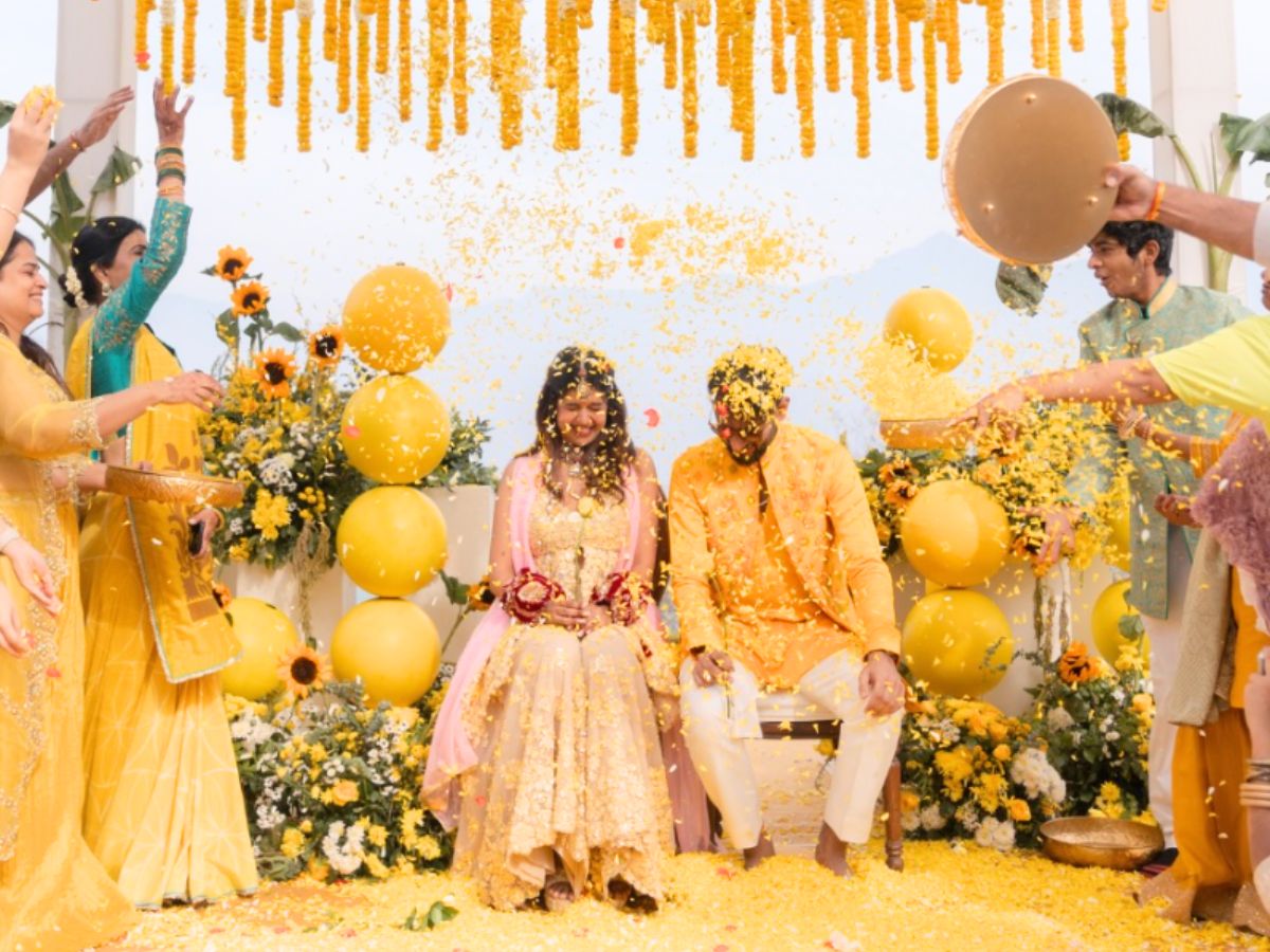 Drenched in marigolds and laughter