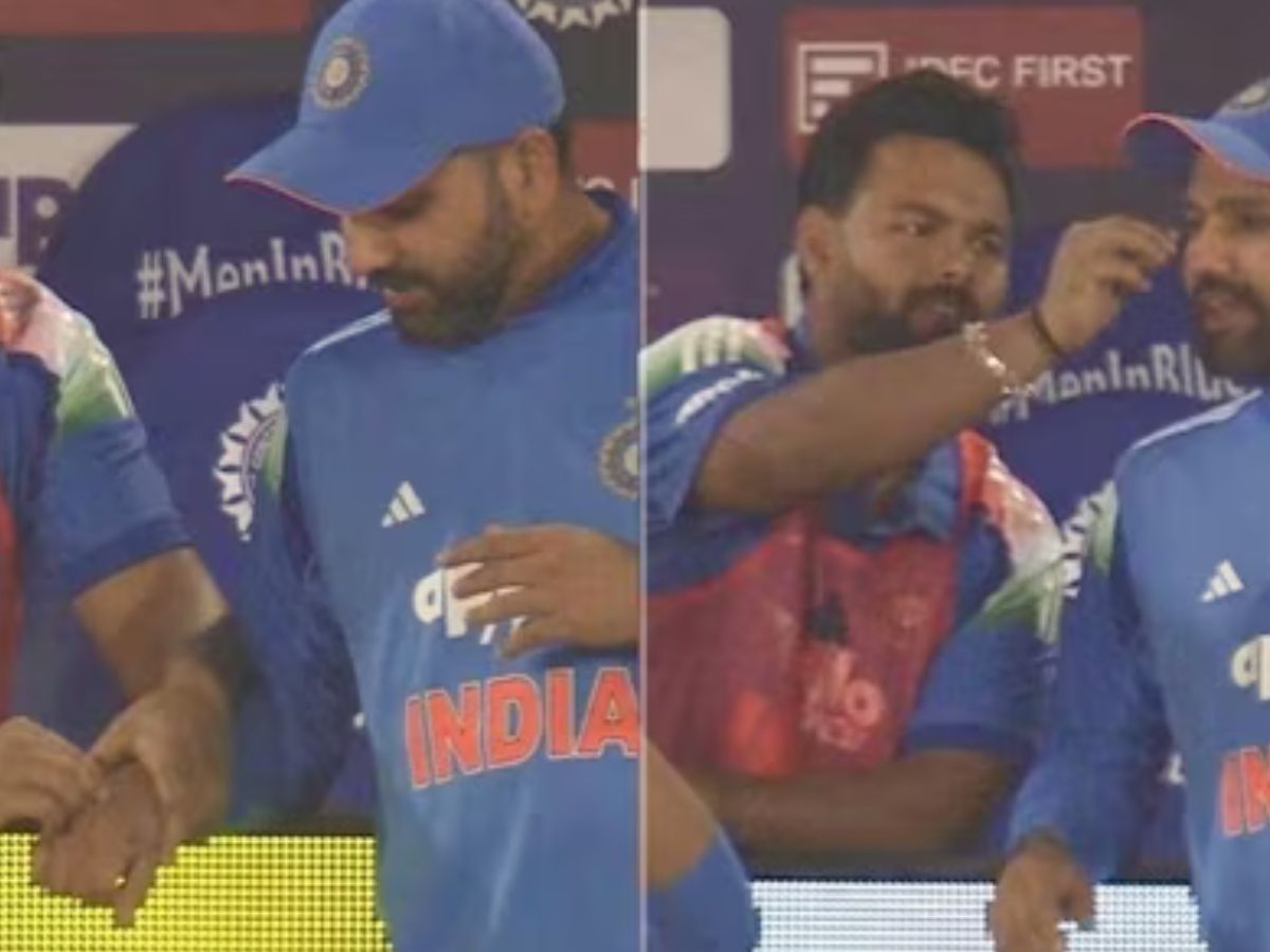 Rishabh Pant and Rohit Sharma