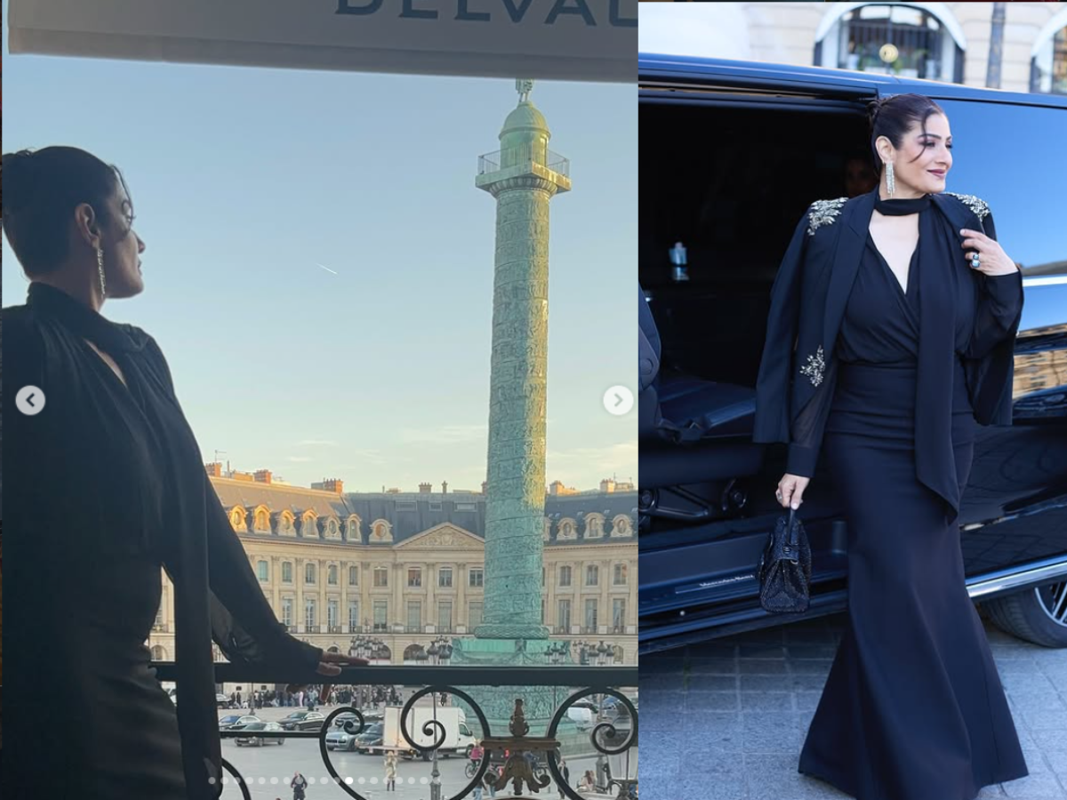 Raveena Tandon Explored Paris With Her Children