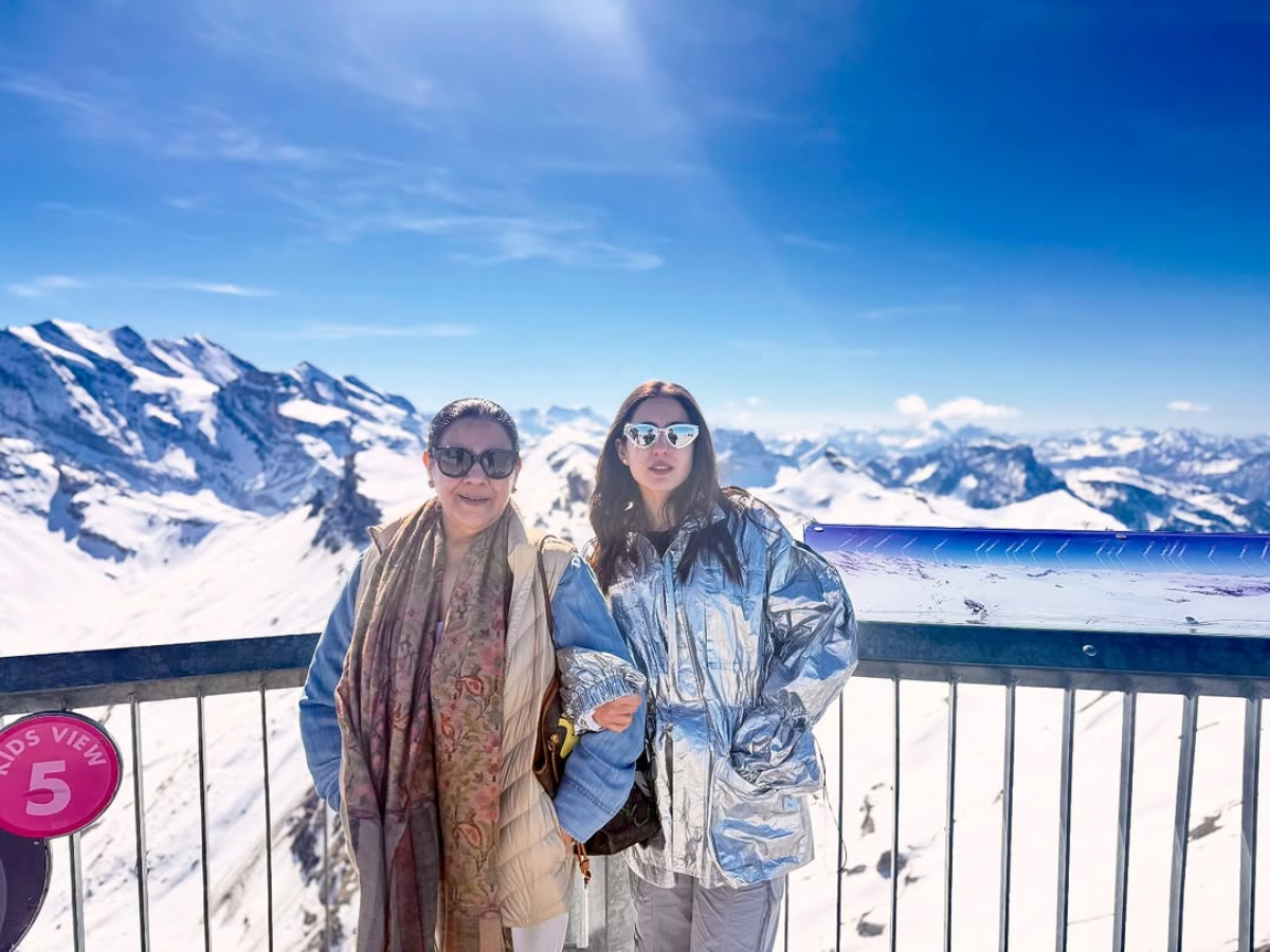 Sara Ali Khan Enjoyed a Scenic Swiss Break
