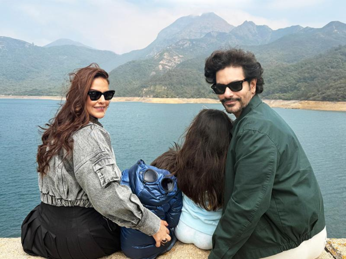 Neha Dhupia and Angad Bedi Enjoyed a Family Trip to Hong Kong