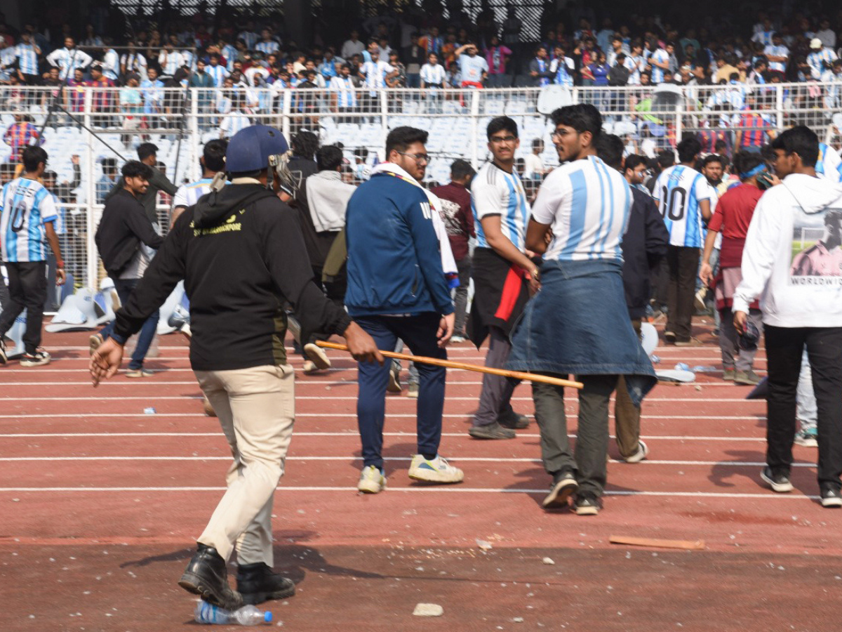 Chaos At Kolkata’s Salt Lake Stadium: Will Fans Get a Refund As Lionel Messi Leaves Early