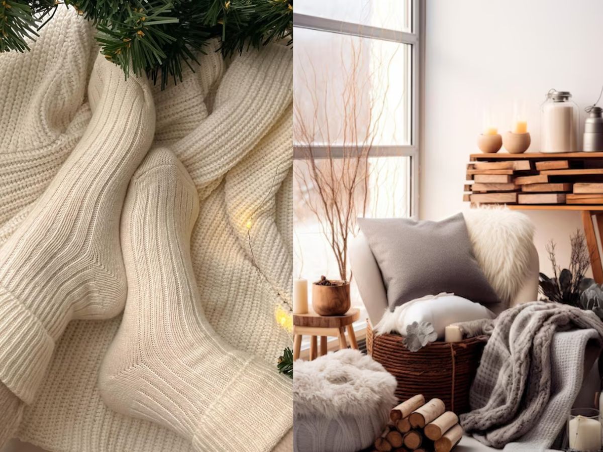 Cozy Winter Essentials (Socks/Blanket)