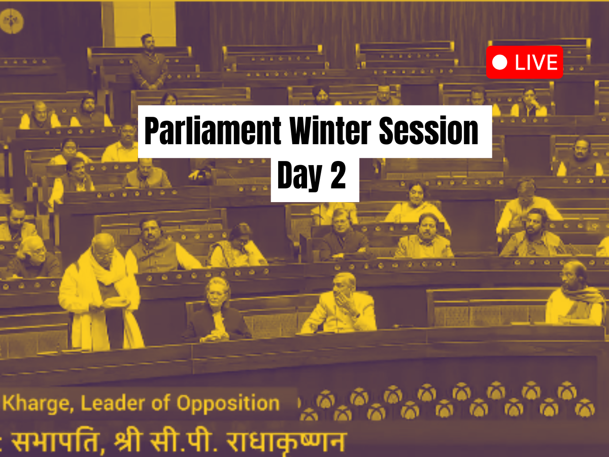 Highlights | Parliament Winter Session Day 2: Lok Sabha Schedules Debate Electoral Reforms on Dec 9–10 Amid Opposition Protest