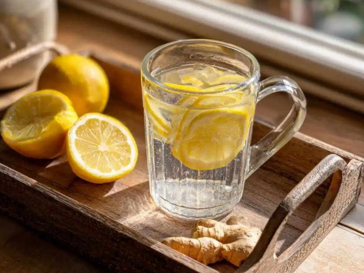 Ginger and Lemon Water