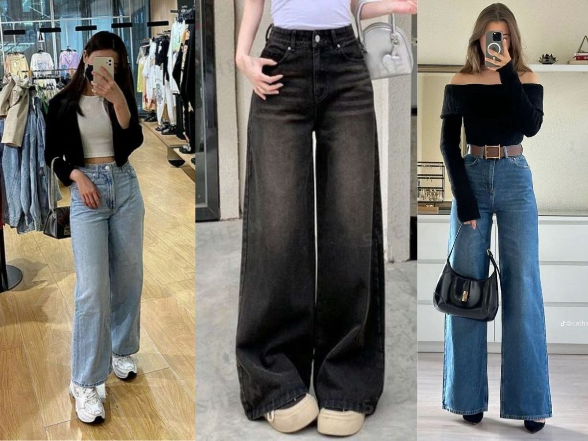 Wide-Leg Jeans