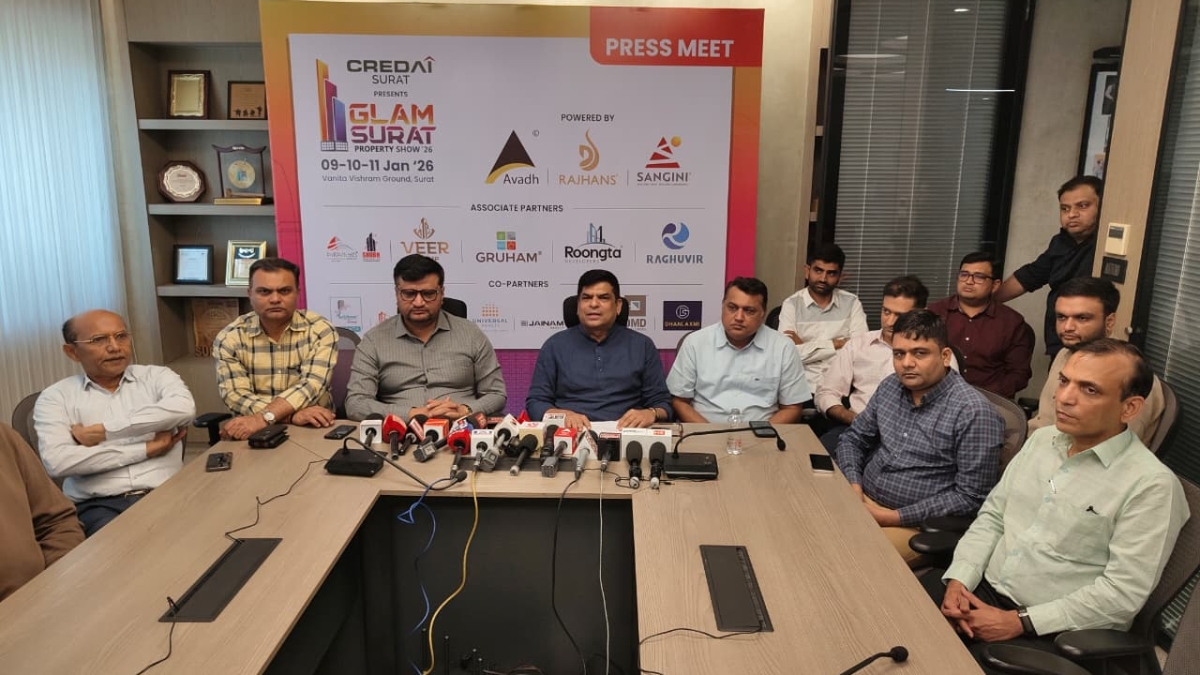 ‘Cham-Chamta Surat ma Dham-Dhamtu’ GLAM SURAT PROPERTY SHOW 2026 Set to Open on January 9th January 2026