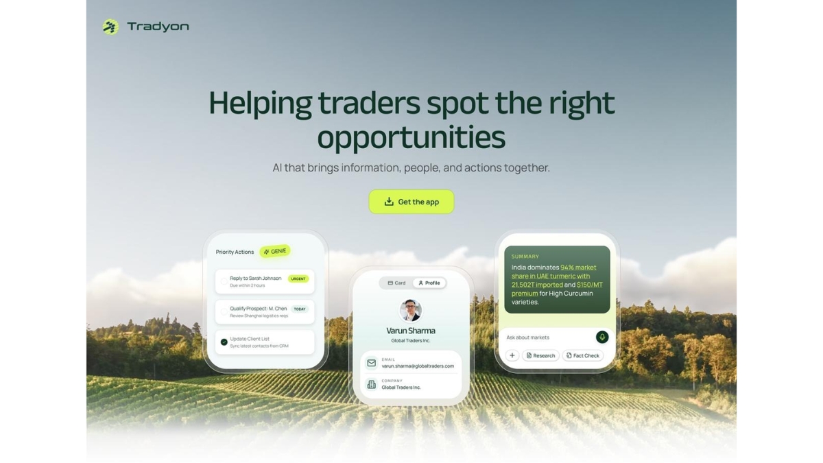 tradyon-launches-ai-first-platform-to-power-the-next-phase-of-agricultural-commodity-trading Tradyon Launches AI-First Platform to Power the Next Phase of Agricultural Commodity Trading
