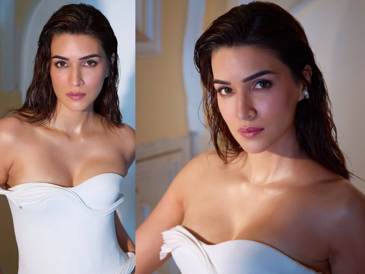 Kriti Sanon wet hair look