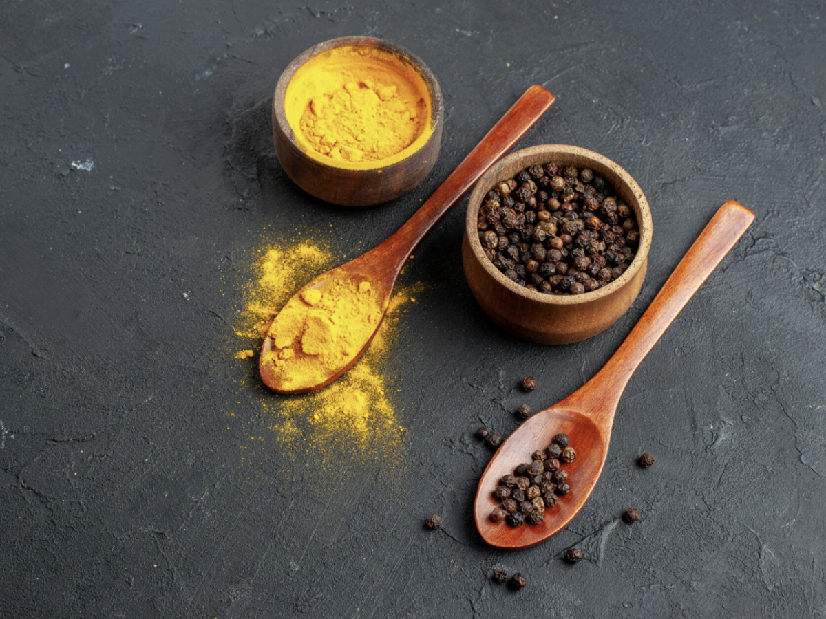Step 2 – Add Turmeric & Black Pepper