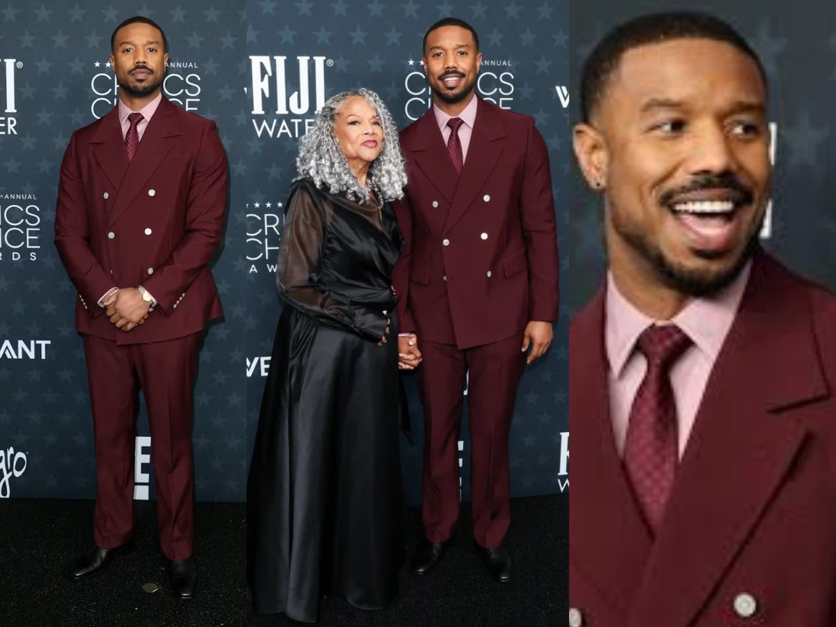 Michael B. Jordan in Louis Vuitton
