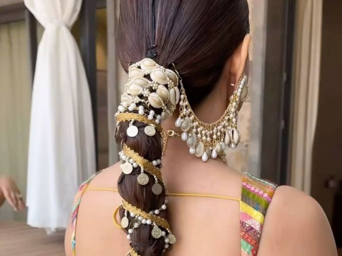 Low Bun with Paranda Wrap