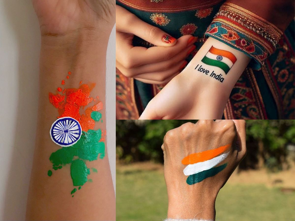 Republic Day 2026 India Flag Paint on Hand Ideas