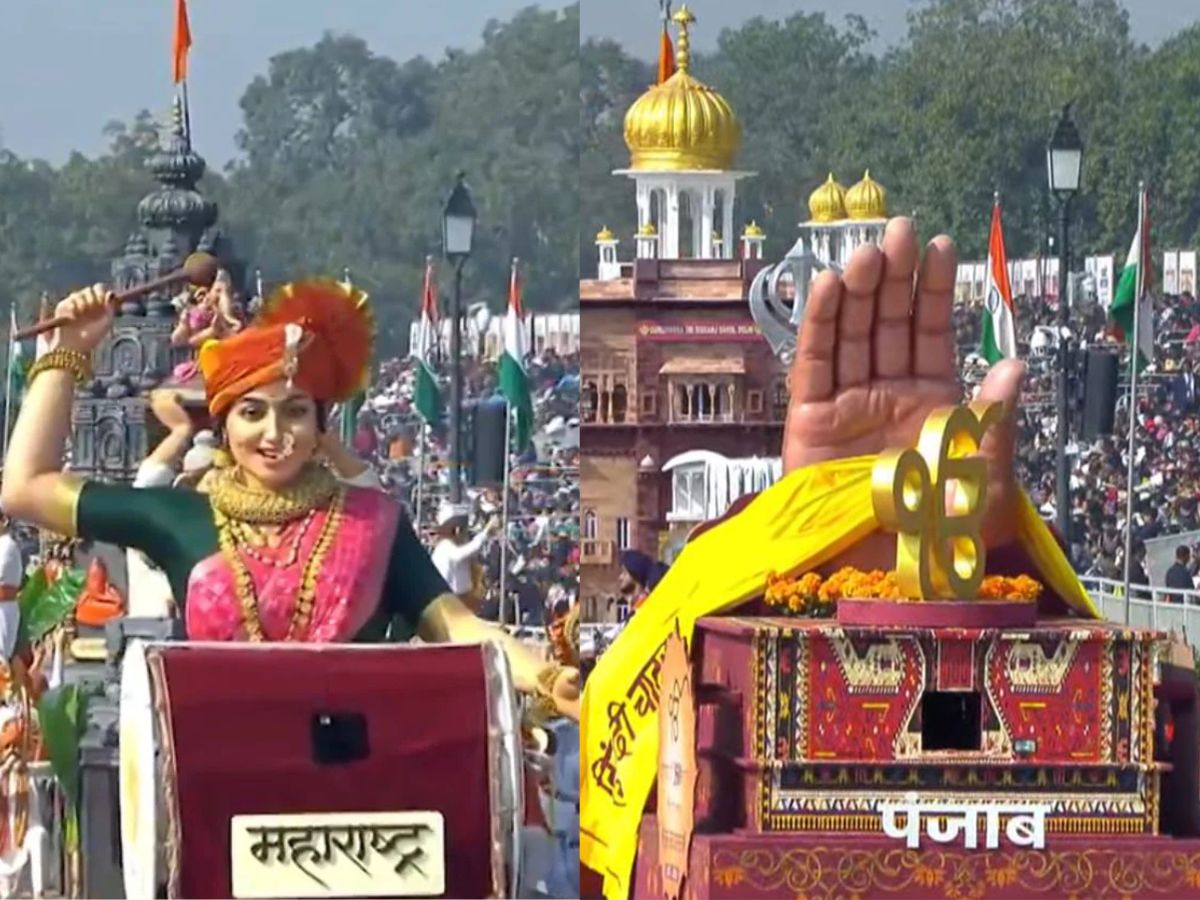 Punjab & Maharashtra tableau