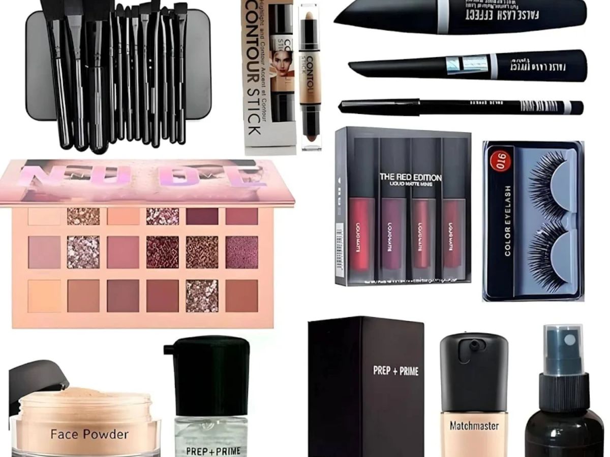 ZUKRAVE Waterproof Makeup Kit Combo – ₹489